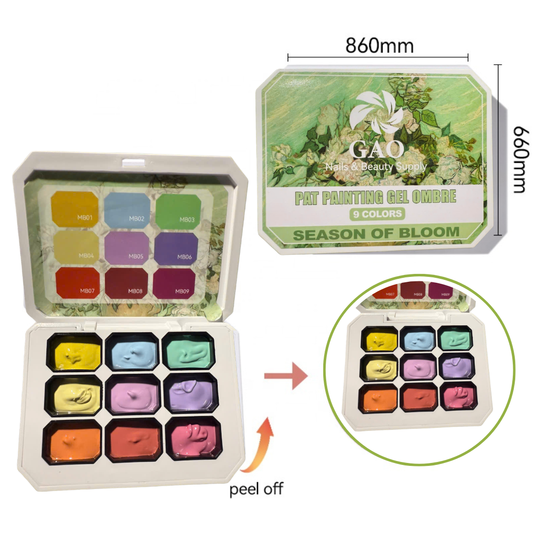 Pat Painting Gel for Nail Art - SEASON OF BLOOM