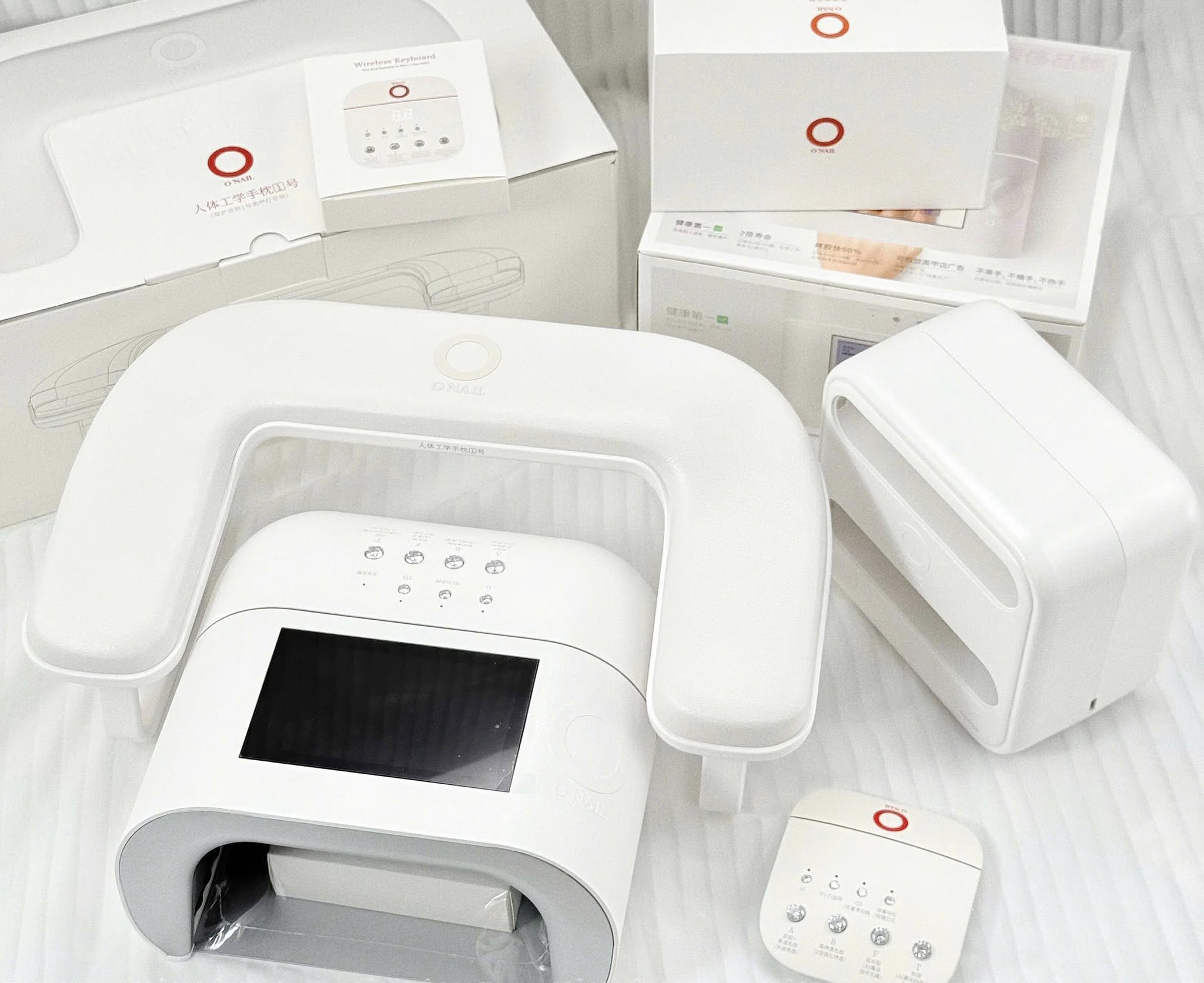 O NAIL AI UV Lamp – Smart LED Nail Lamp with AI Precision & Battery Compatibility