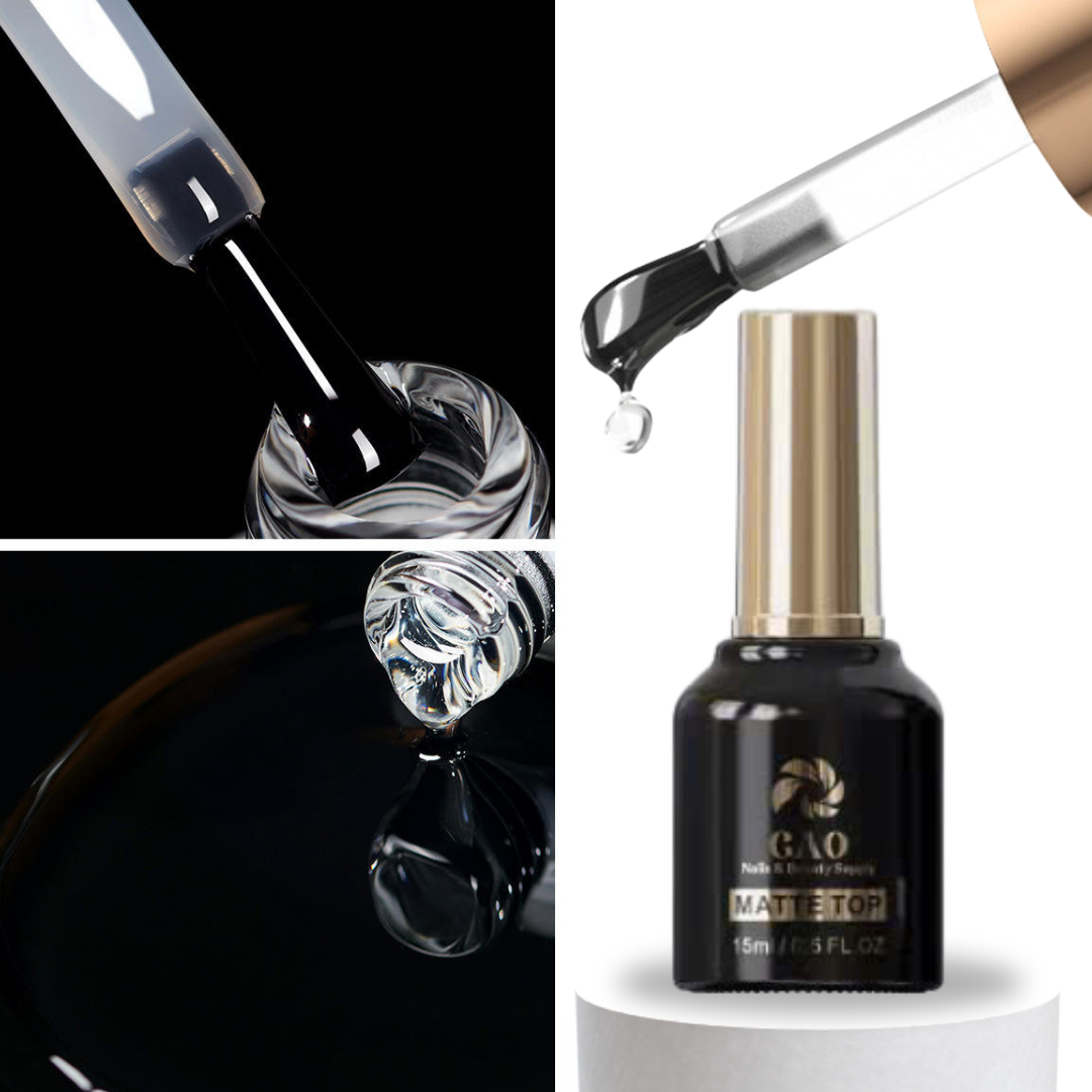 No Wipe Matte Topcoat gel Polish 15ml