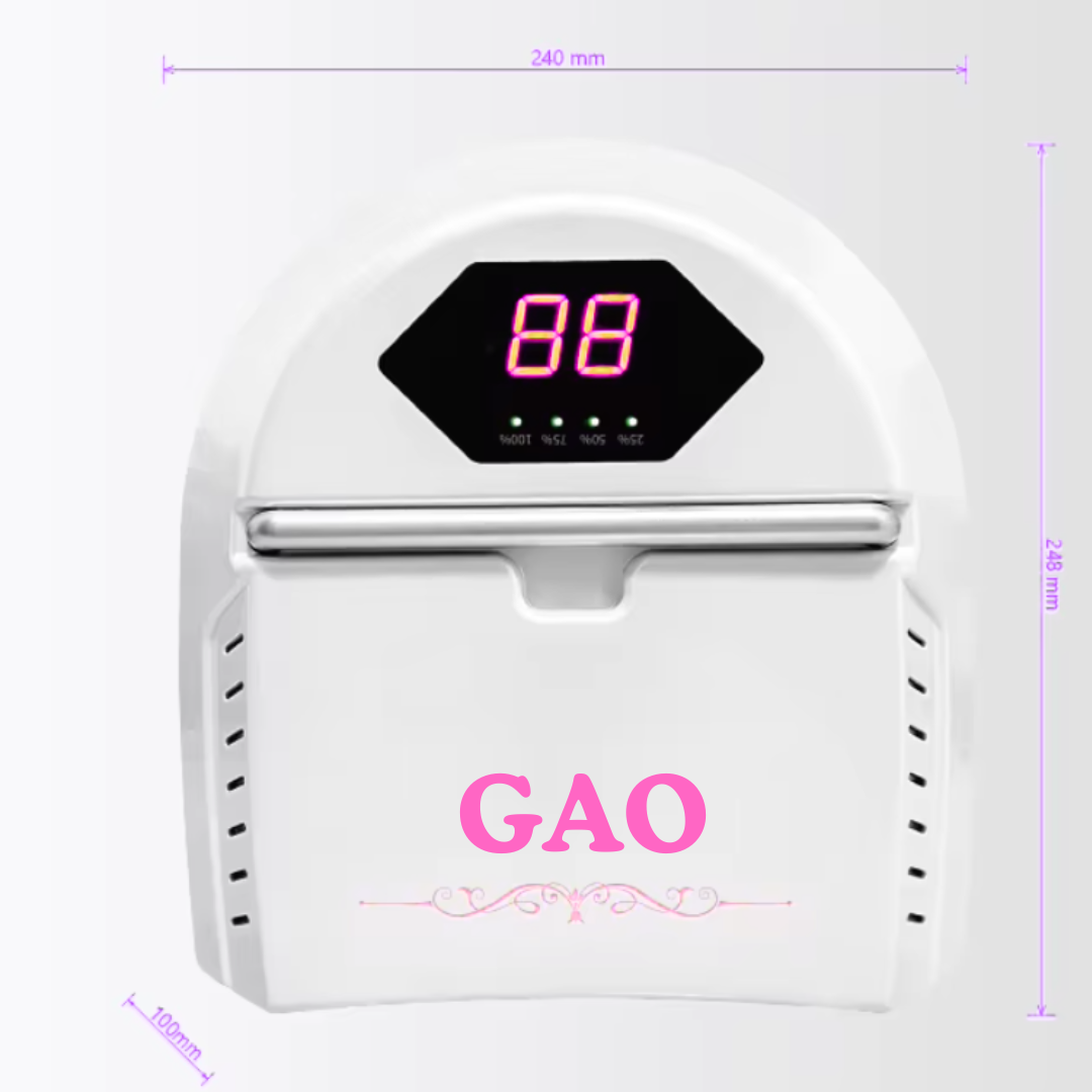 UV LED Nail Lamp, 72W Cordless Nails Lamp with Fan Professional LED Nail Light for Gel Nails Nail Dryer with 45 Beads