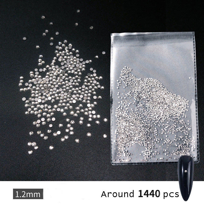 Crystal Nail Diamond Flat Bottom