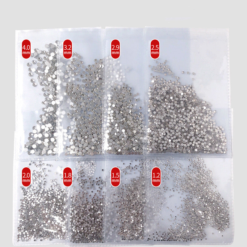 Crystal Nail Diamond Flat Bottom