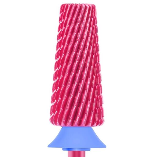 5-in-1 Pink  Blossom Safety Carbide Nail Drill Bit – -XC- C/M/F set 4pcs