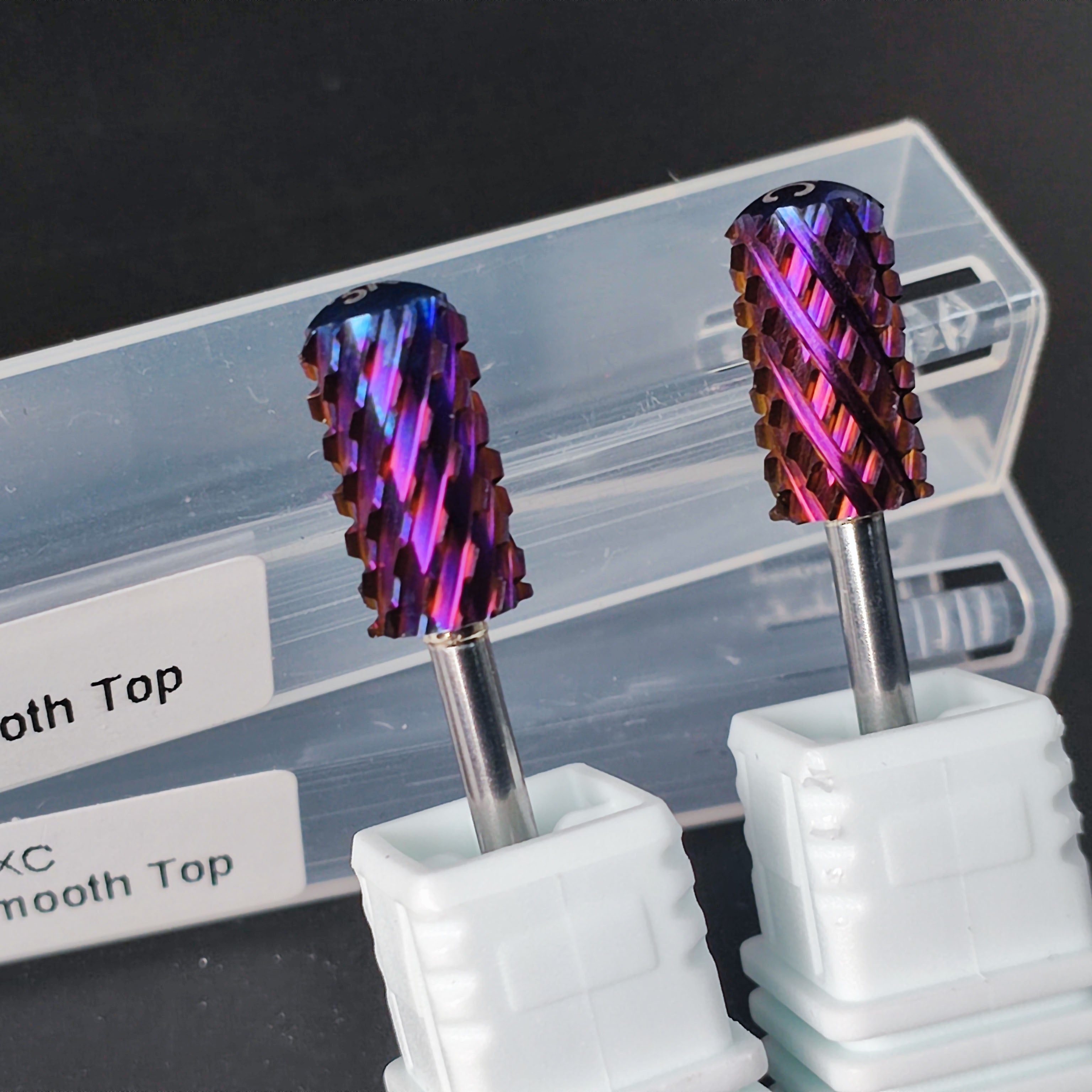 Carbide Nail Drill Bit 5 in 1 Purple colors, Safety Set  8 PCS