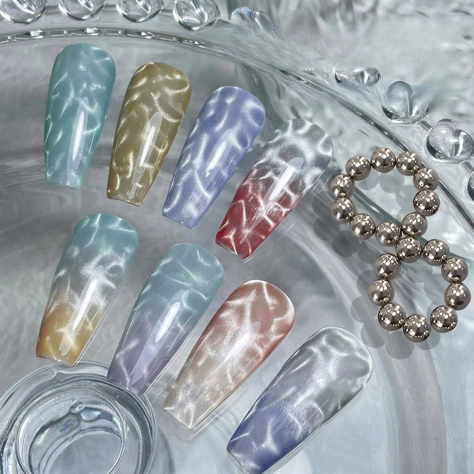 Cat Eye Nail Magnet Set – 40 Pieces Magnetic Nail Art Tools