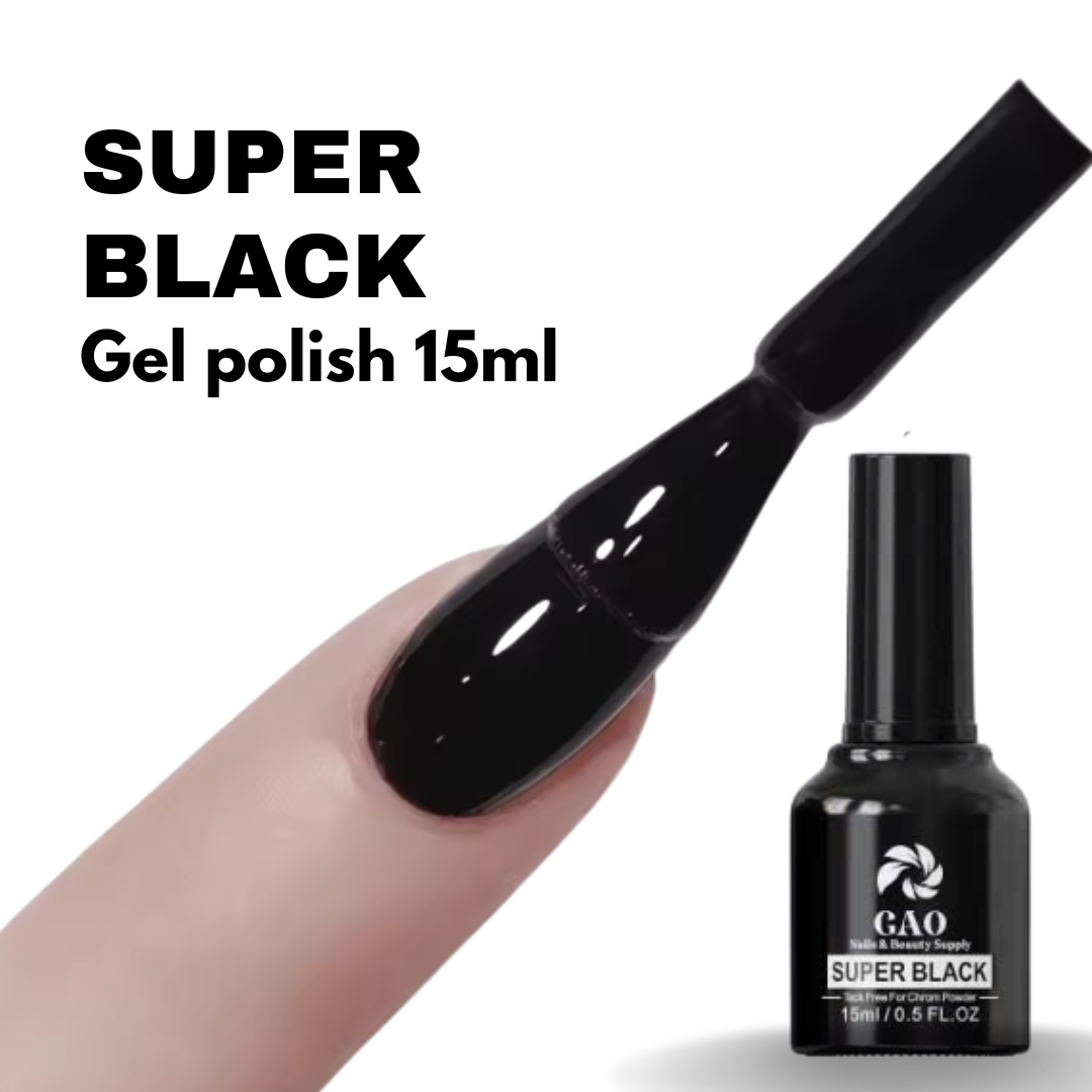 Super Black Gel Polish 15ml