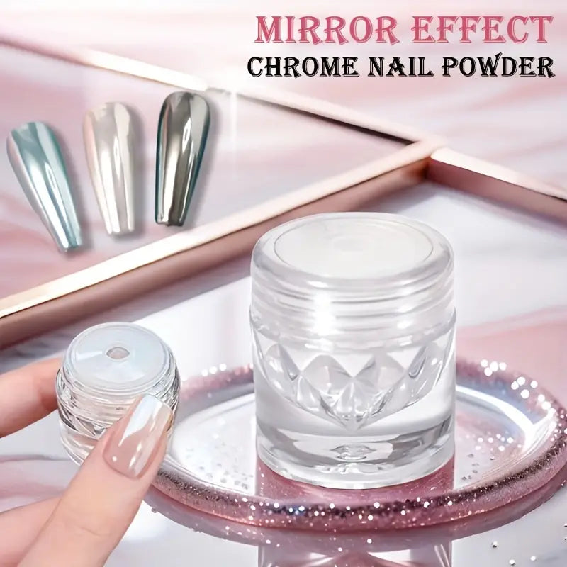 AURORA WHITE PEARL CHROME POWDER