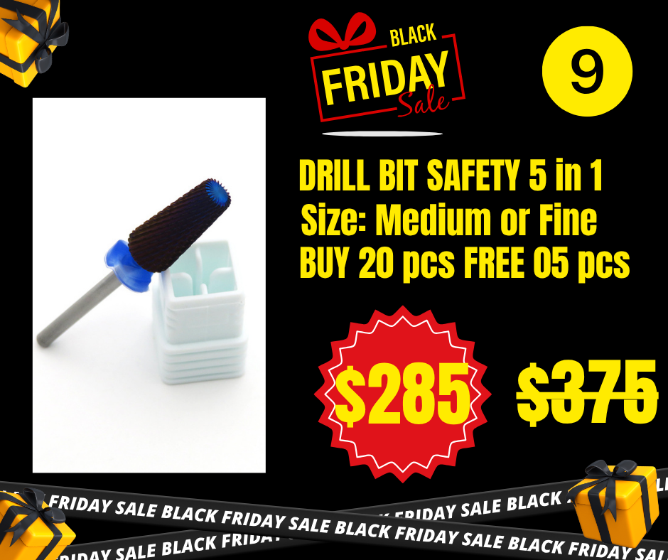 BF09: Drill Safety 5in1 Size Medium or Fine Buy 20 PCS Free 05 Pcs