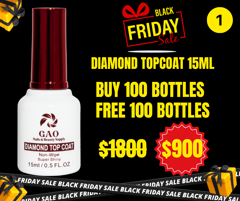 BF01: Diamond Topcoat 15ml Buy 100 Bottles get 100 Bottles for FREE