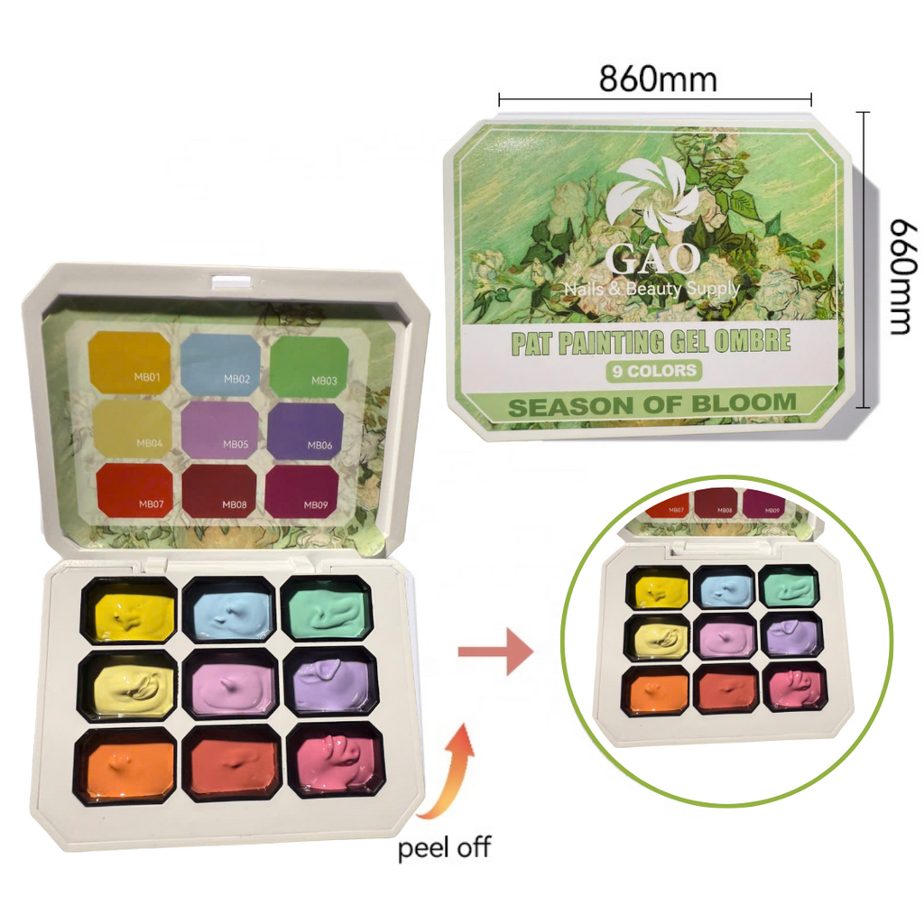 Pat Painting Gel for Nail Art - SEASON OF BLOOM