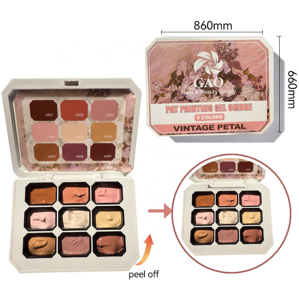 Pat Painting Gel for Nail Art - VINTAGE PETAL