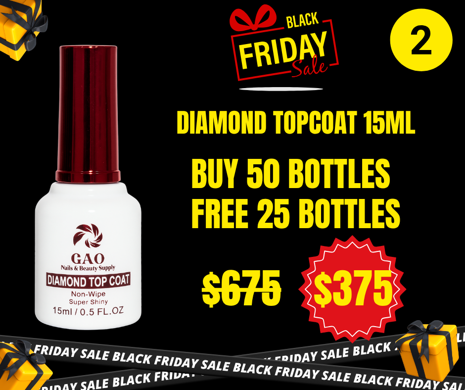BF02: Diamond Topcoat 15ml Buy 50 Bottles get 25 bottles for FreeBF02: Diamond Topcoat 15ml Buy 50 Bottles get 25 bottles for Free