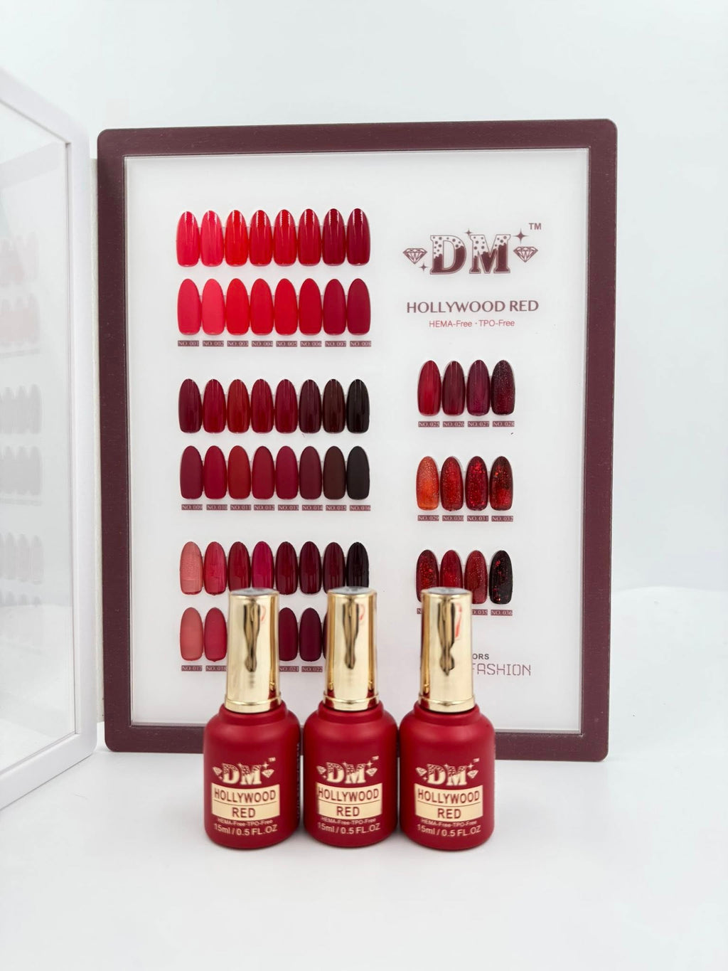 DM Hollywood Red Gel Polish Collection – 36 Stunning Shades