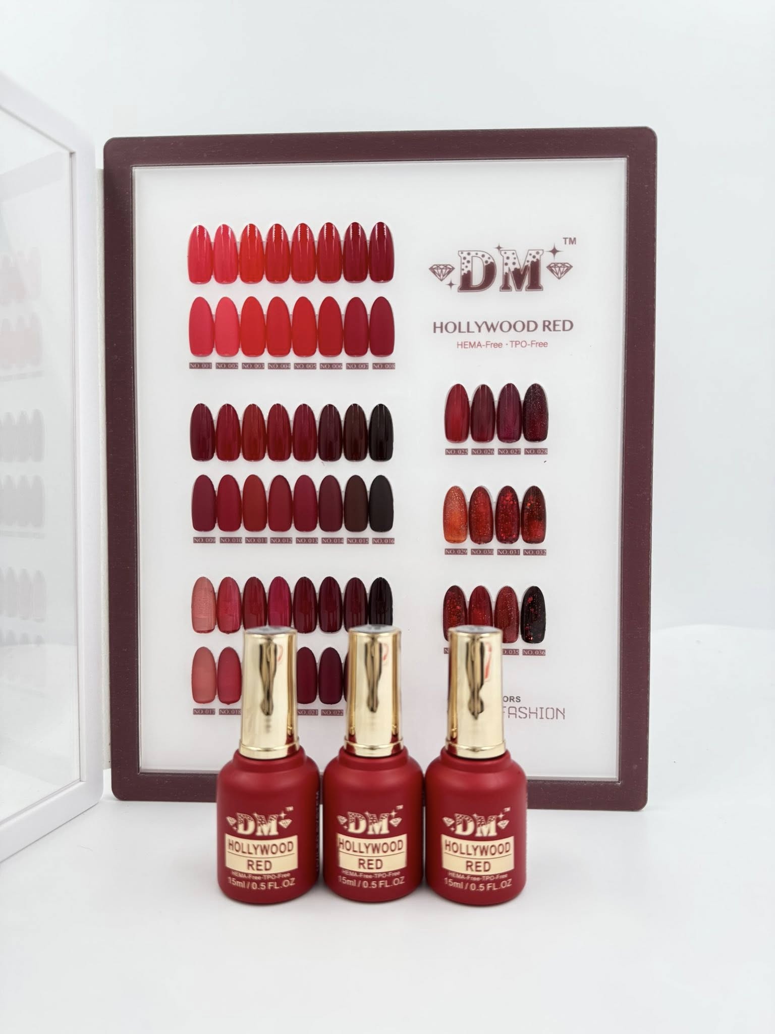 DM Hollywood Red Gel Polish Collection – 36 Stunning Shades