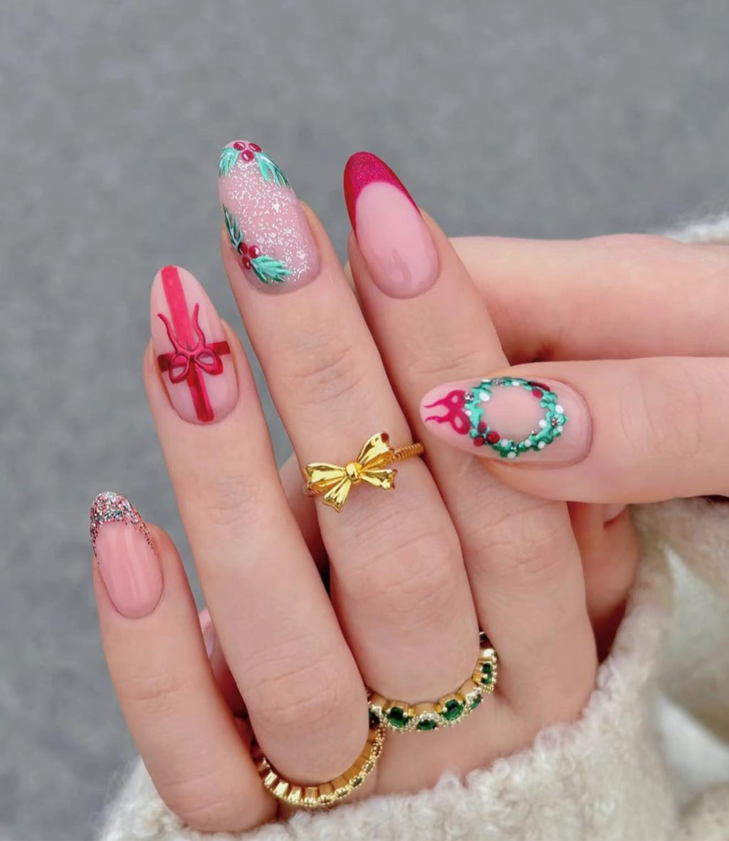 DM MERRY CHRISTMAS GEL POLISH 24 COLORS