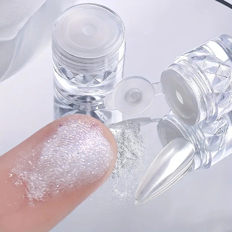 AURORA WHITE PEARL CHROME POWDER