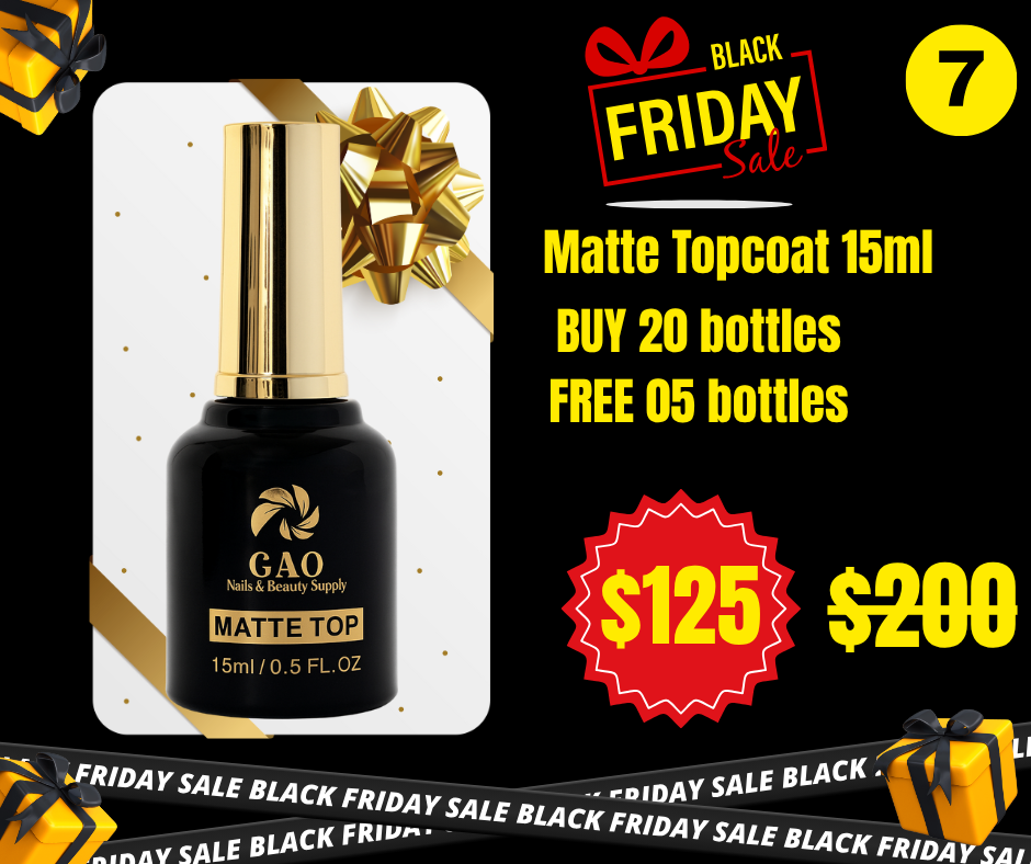 BF07: Matte Topcoat 15ml Buy 20 Get 05 FREE