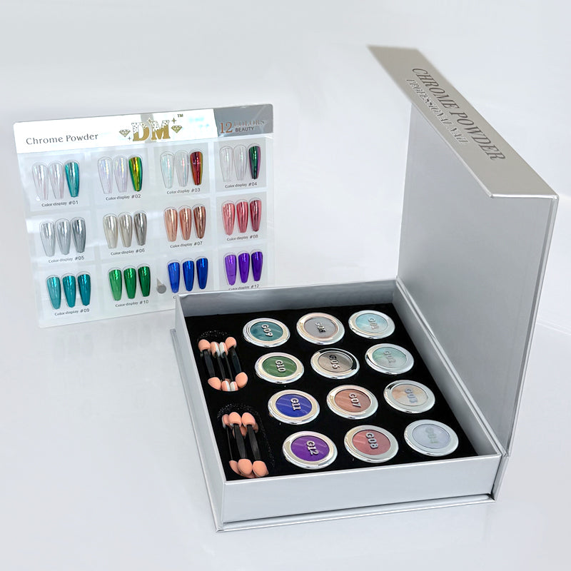 DM CHROME Set 12pcs CHRISTMAS