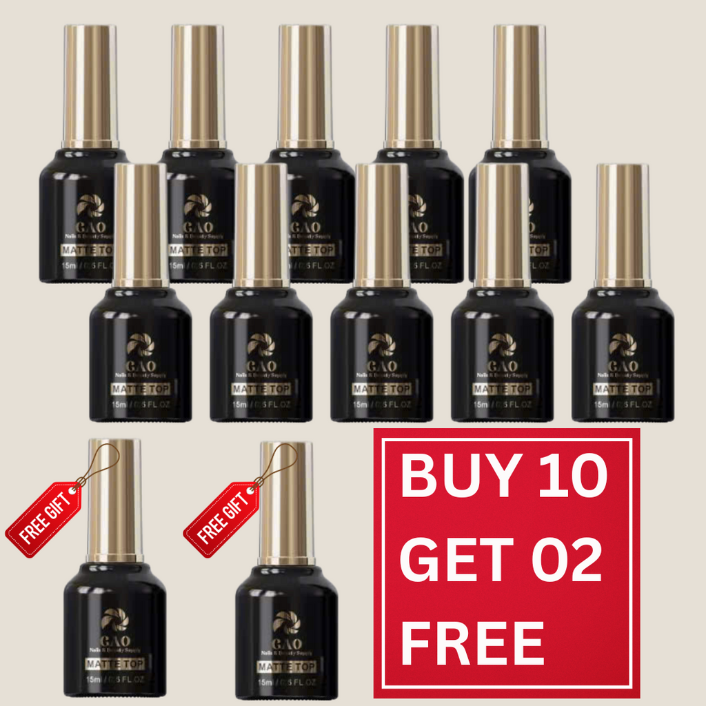 No Wipe Matte Topcoat gel Polish 15ml