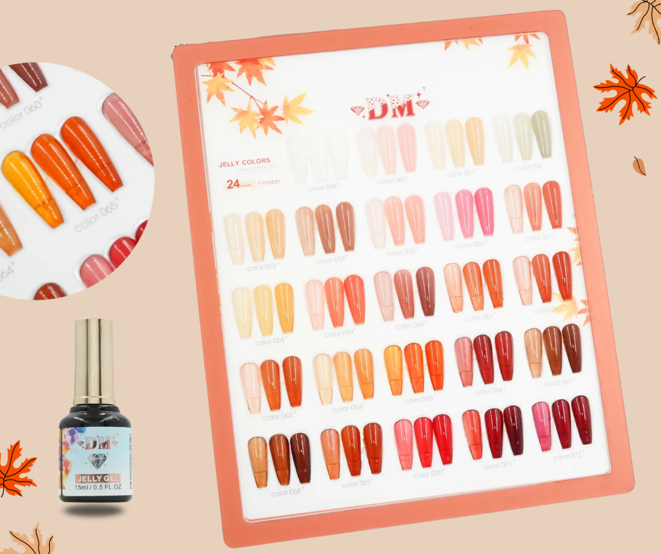 DM Jelly Gel Polish Collection 24 colors