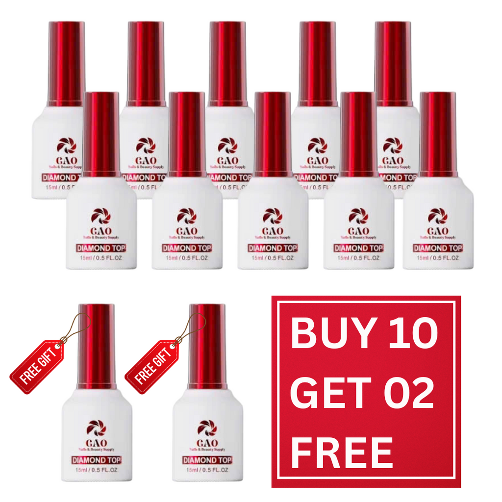 Diamond Topcoat Gel Polish 15ml