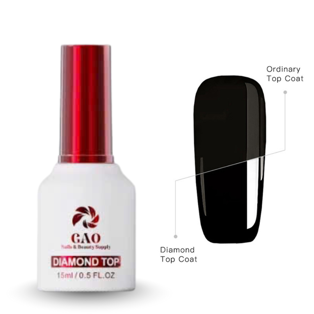 Diamond Topcoat Gel Polish 15ml
