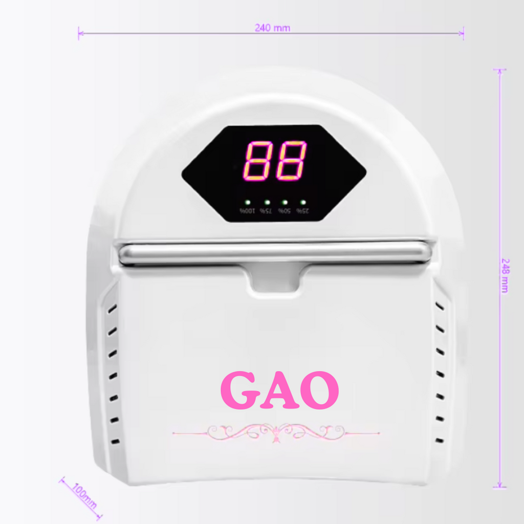 UV LED Nail Lamp, 72W Cordless Nails Lamp with Fan Professional LED Nail Light for Gel Nails Nail Dryer with 45 Beads