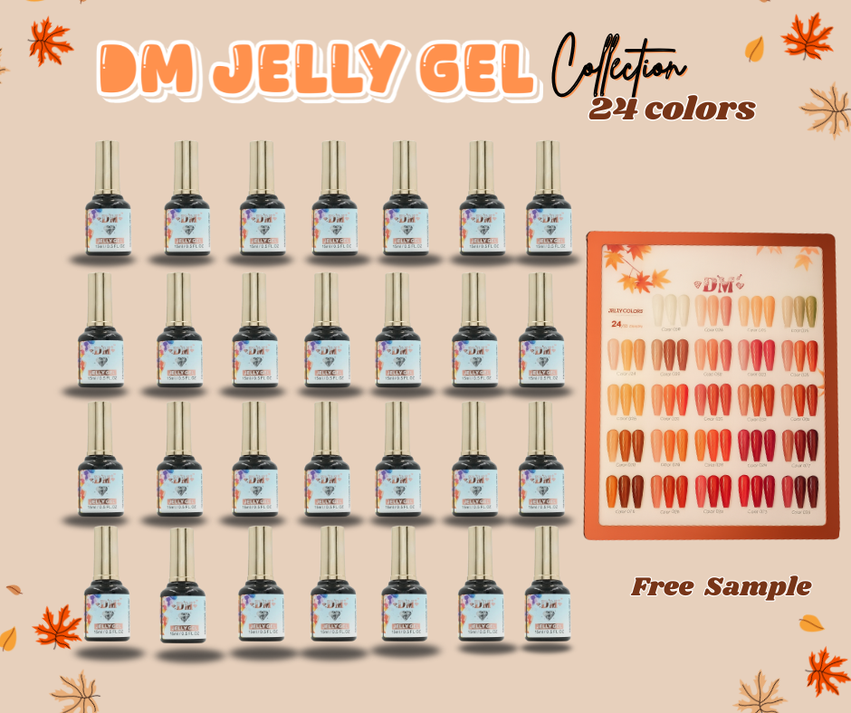 DM Jelly Gel Polish Collection 24 colors