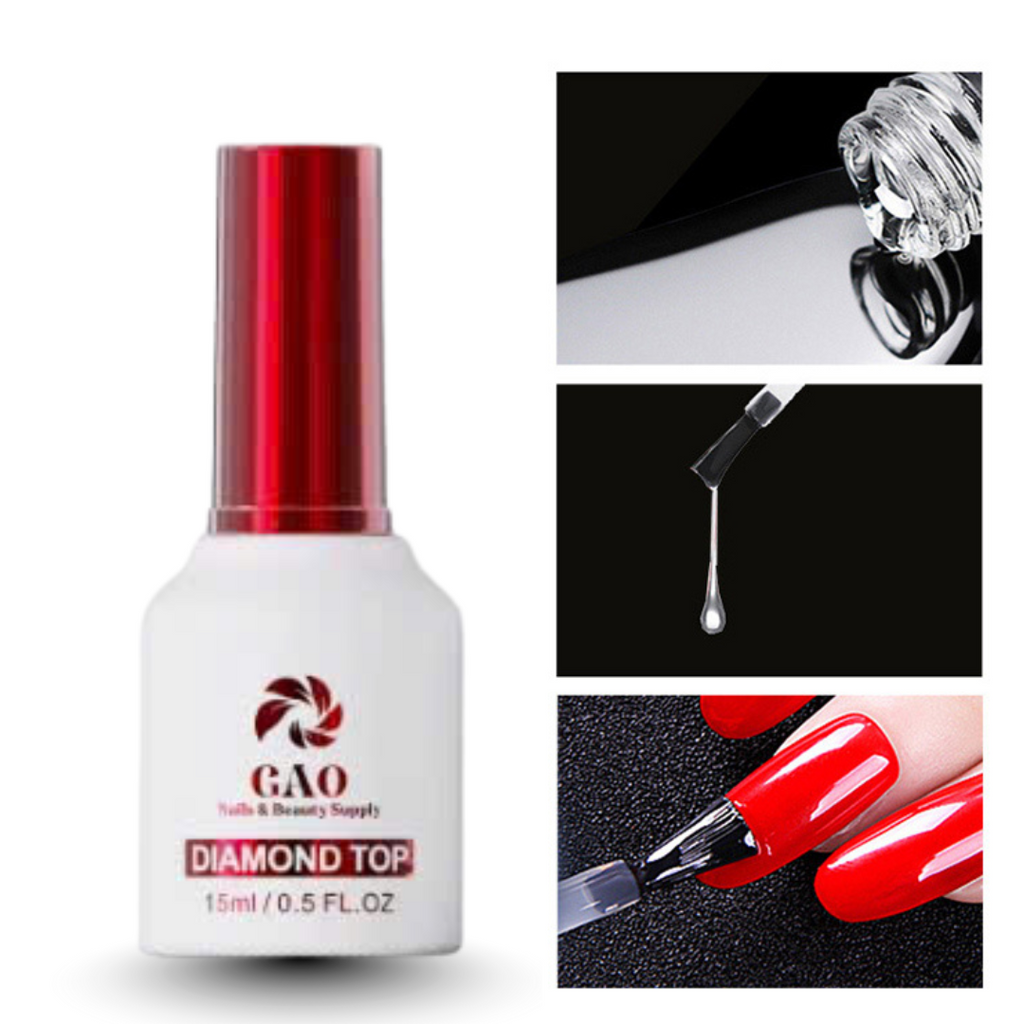 Diamond Topcoat Gel Polish 15ml