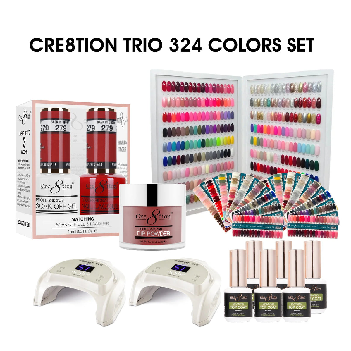 Wholeline Cre8tion Matching Color - Full set 324 colors