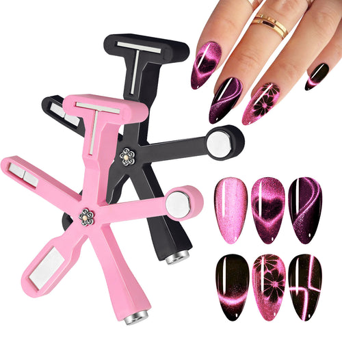 6 in 1 Cat Eye Nail Magnet Stick – Multifunctional Magnetic Tool for Gel Polish