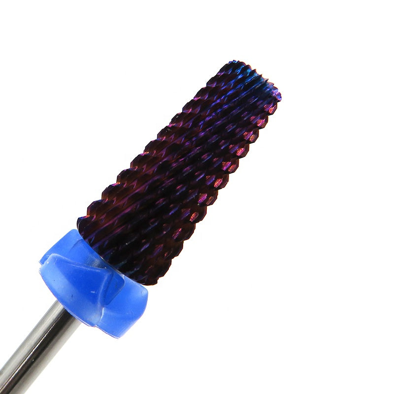 5-in-1 Purple Safety Carbide Nail Drill Bit – Medium