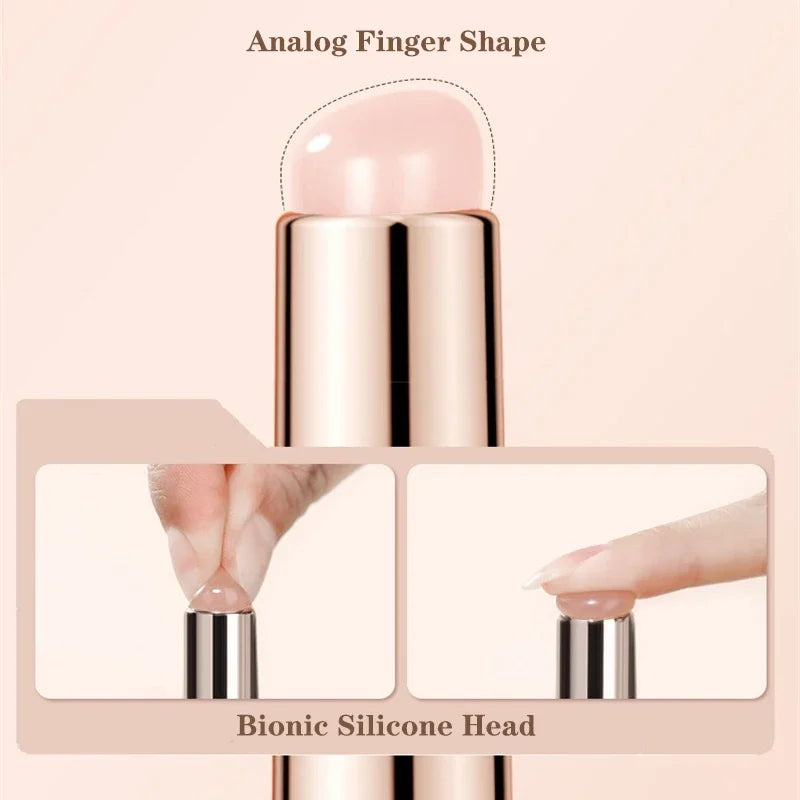 Nail Art Silicone Brush Applicator Chrome Pigment
