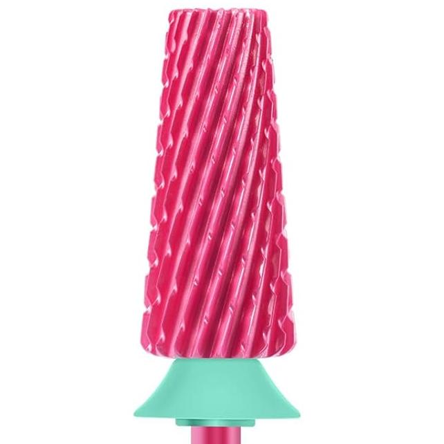 5-in-1 Pink  Blossom Safety Carbide Nail Drill Bit – -XC- C/M/F set 4pcs