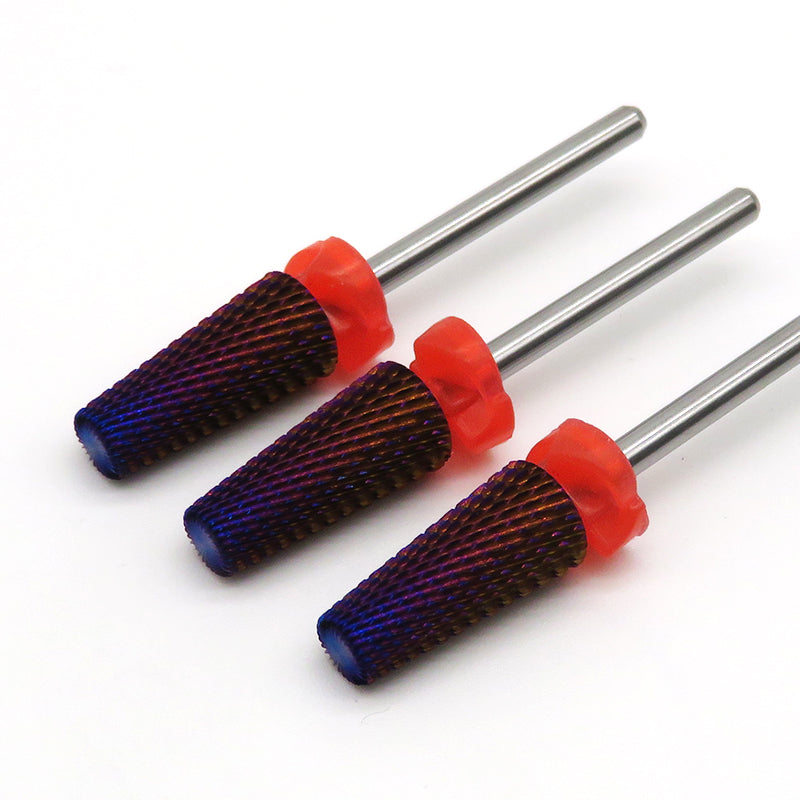 5-in-1 Purple Safety Carbide Nail Drill Bit – Fine