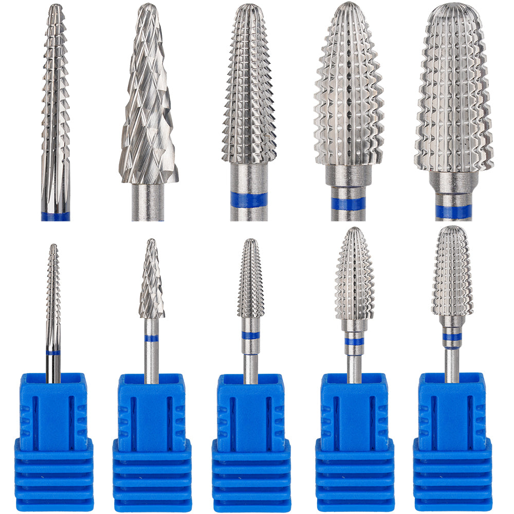 Carbide Nail Drill Bits 2 way Safety Set 5 PCS