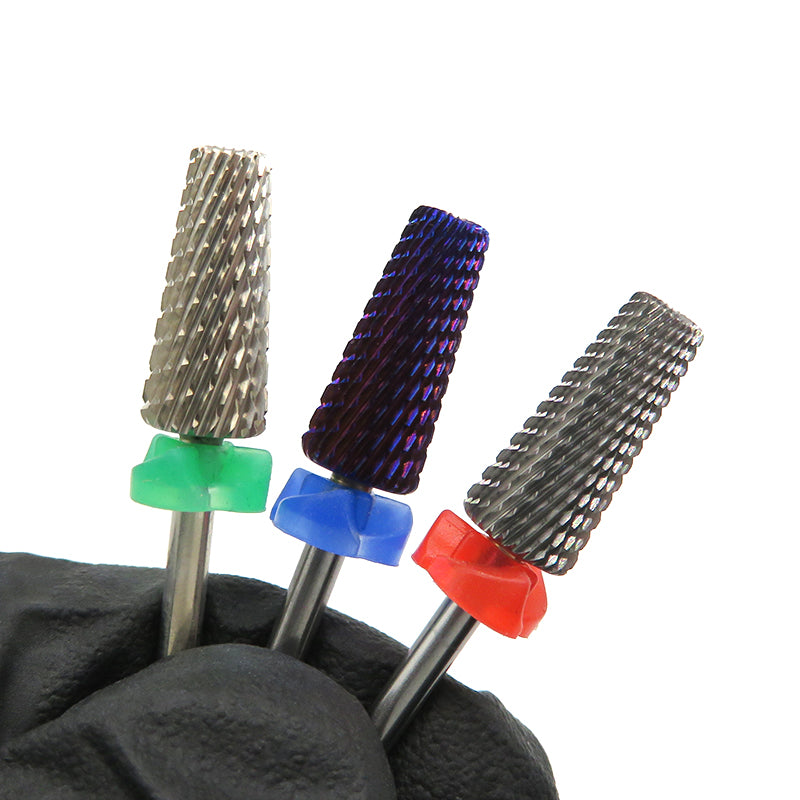 5-in-1 Purple Safety Carbide Nail Drill Bit – Fine