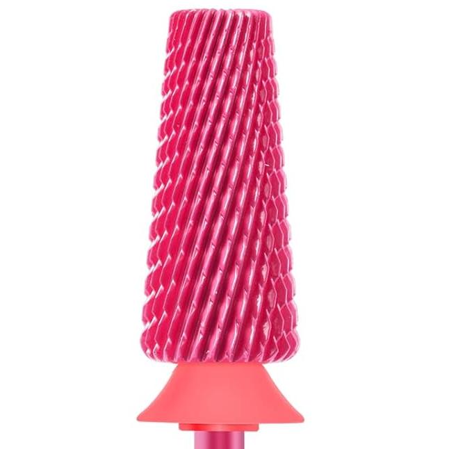 5-in-1 Pink  Blossom Safety Carbide Nail Drill Bit – -XC- C/M/F set 4pcs