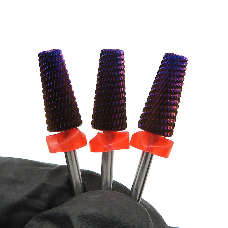5-in-1 Purple Safety Carbide Nail Drill Bit – Fine