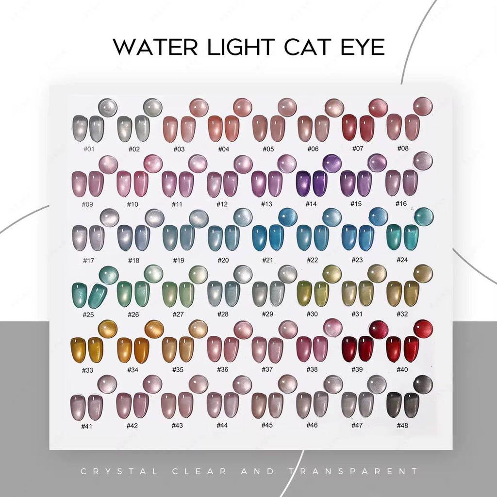 Nacy Water Moon Light Cat Eye Gel – Summer Full Set 48 Colors