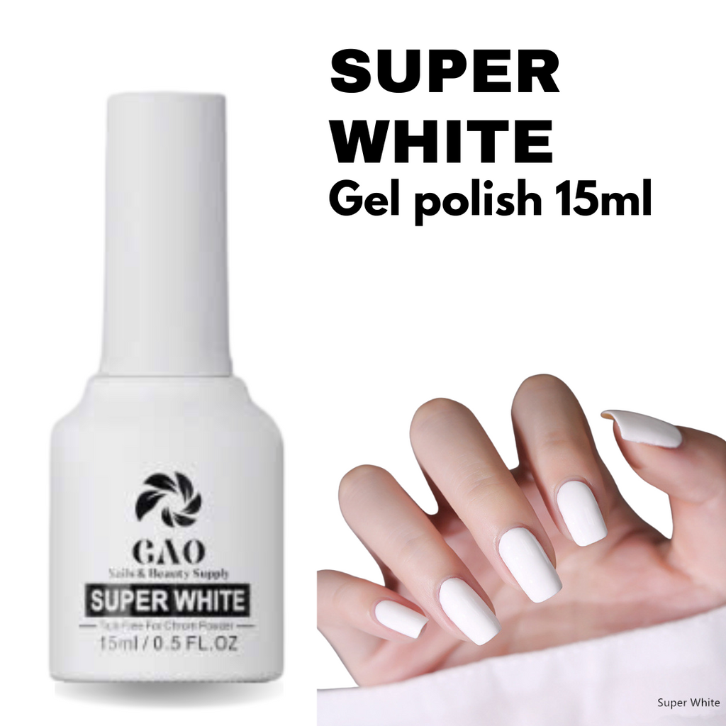 Super White Gel Polish 15ml