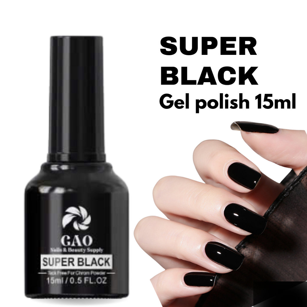 Super Black Gel Polish 15ml