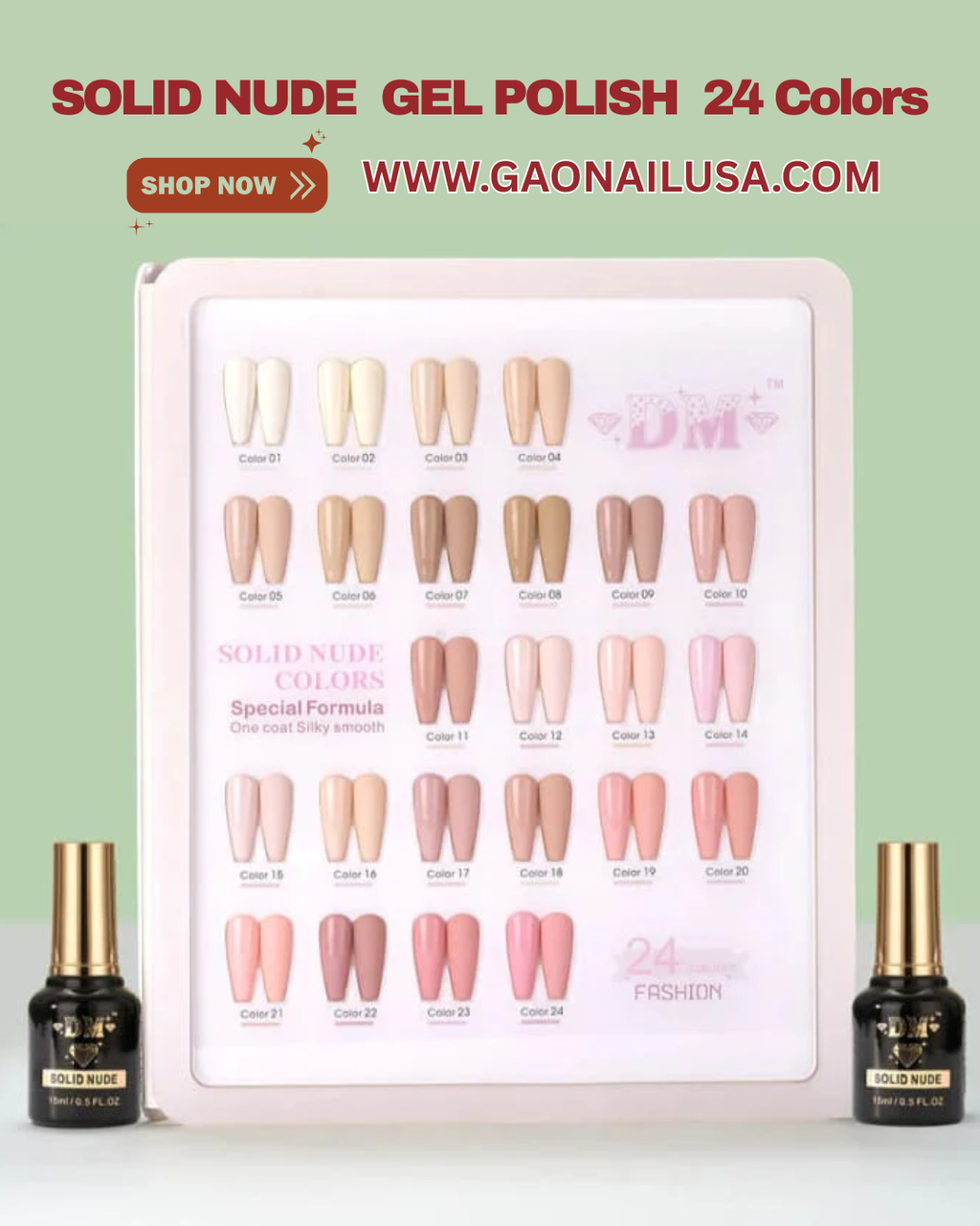 DM Solid Nude Collection – 24 Colors