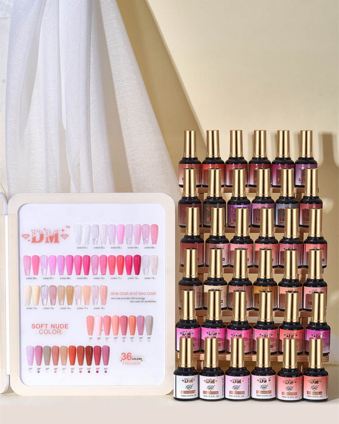DM SOFT NUDE COLLECTION -36 Colors Gel Polish