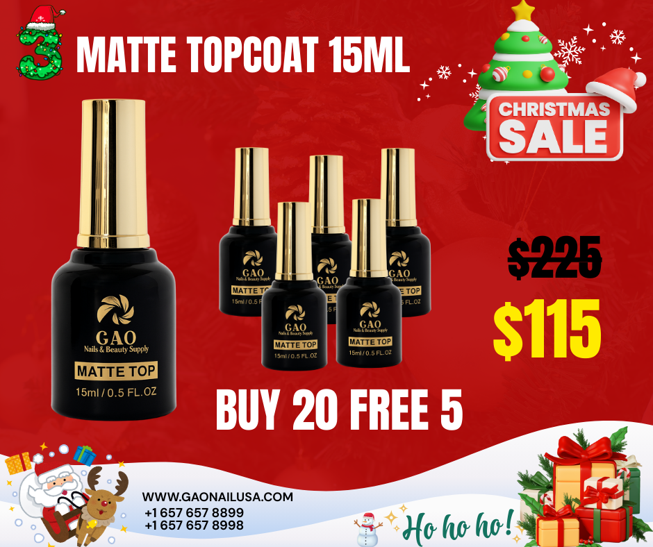 Xmas3: Matte Topcoat 15ml