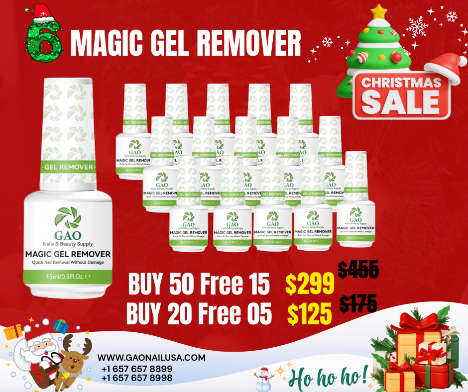 Xmas6: Magic Gel Remover 15ml Buy 20 get 05 Free or Buy 50 get 15 Free