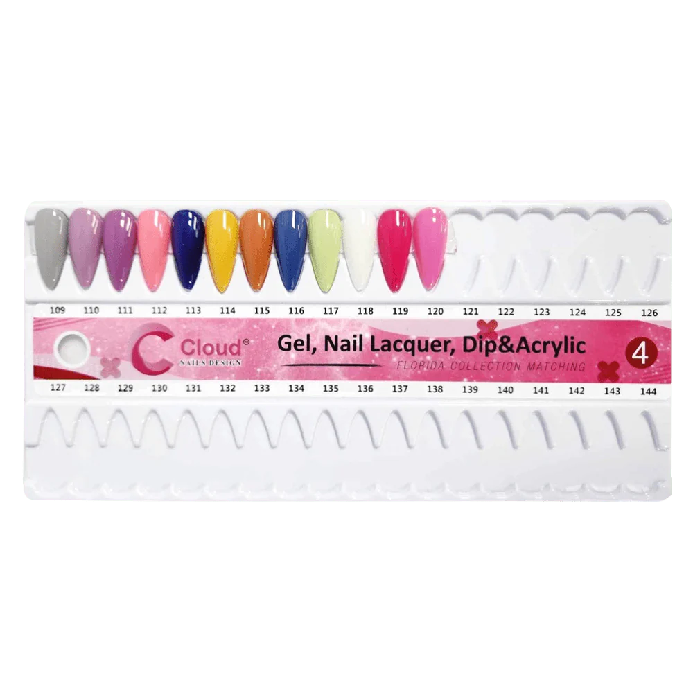 Cloud Nail Design Matching Color - Florida Collection - Full Set 120 Colors