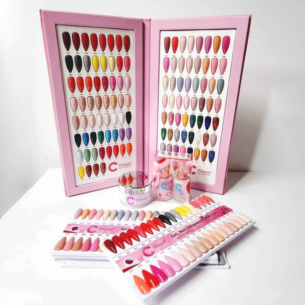 Cloud Nail Design Matching Color - Florida Collection - Full Set 120 Colors