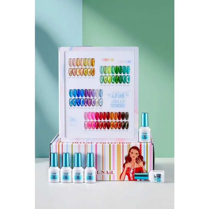 DM JELLY GEL CAT EYE 36 colors Gel polish