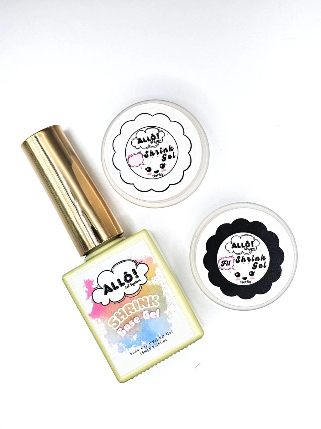 ALLÔ Shrink Gel Poke Gel Design - Available in 12 colors (HEMA-free & TPO-free)